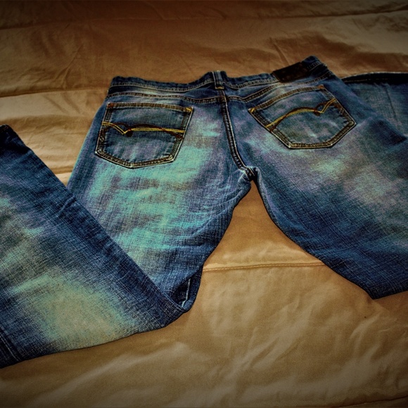 Mavi Matt relaxed Boot Cut Men's Jeans Sz 33/34 - Picture 2 of 6